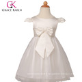 Grace Karin plus récent design Bonnet manches blanches Robes filles Robes motifs CL4838